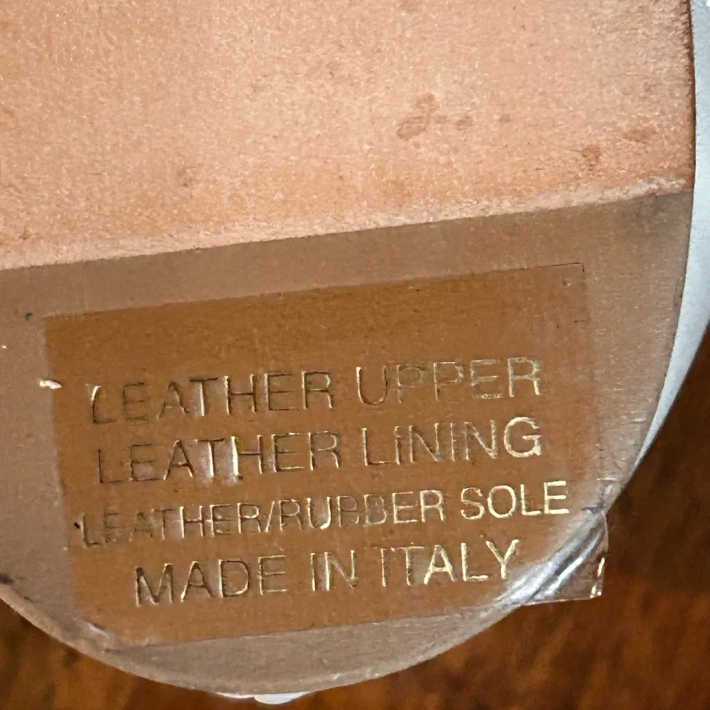 AGL Leather Flats with Leopard Cap Toe - Picture 10 of 12